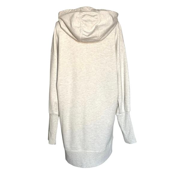 Athleta Mala Hoodie Dress, Light Oatmeal Heather SIZE S - Picture 6 of 13
